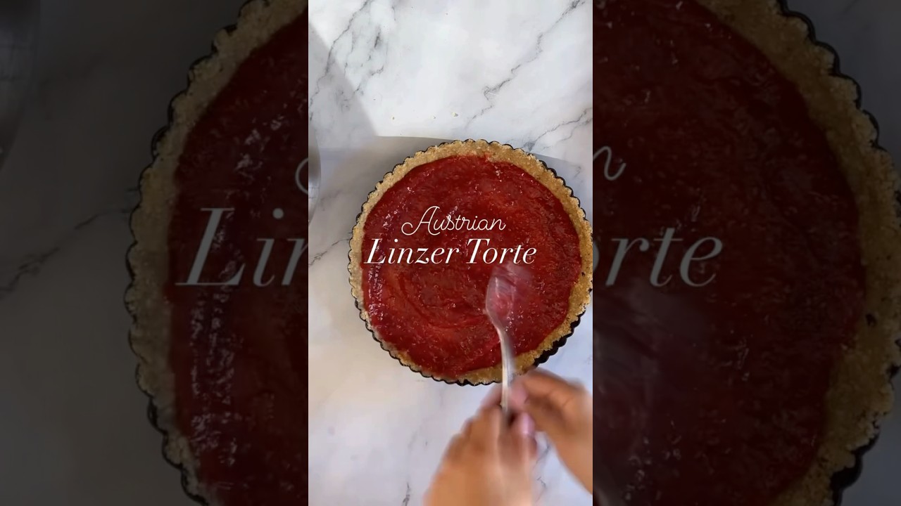 German Linzer Torte | Hazelnut & Spelt Flour 
