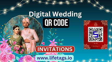 Transform Your Wedding Invites | The Power of QR Codes | Lifetags Wedding QR Code invitations