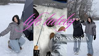 Celebrating Lunar New Year & My First Time Ice Fishing! | Vietnamese Mom in Minnesota