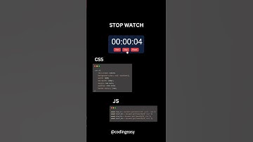 Stop Watch + Js 😎🔥🔥#shorts #stopwatch #programming #frontenddeveloper #shortsvideo