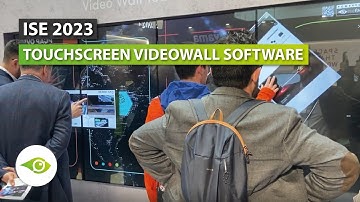 XXL Videowall Touchscreen Software at ISE 2023