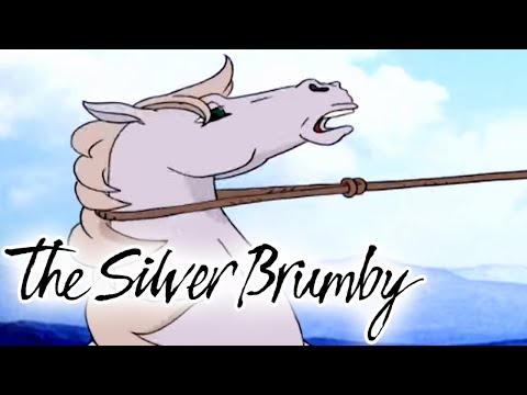 The Silver Brumby | To Catch a Brumby and Swimming to Safety | Cartoons For Children