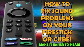 Fix ANY Sound Problem on Your Firestick or Cube  Make It Better To Hear! Show you the tweaks!