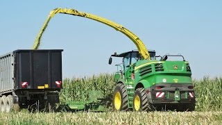 Mais Silage | John Deere 8800i + Krone Easy Collect 12 Rows | JD Tractors