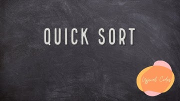 Quick Sort - Correct Way to Sort an Array in a Coding Interview