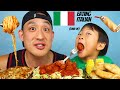 ITALIAN inspired FEAST!! ASMR/MUKBANG