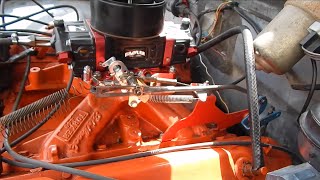 440 source throttle bracket installed Dodge  #mopar