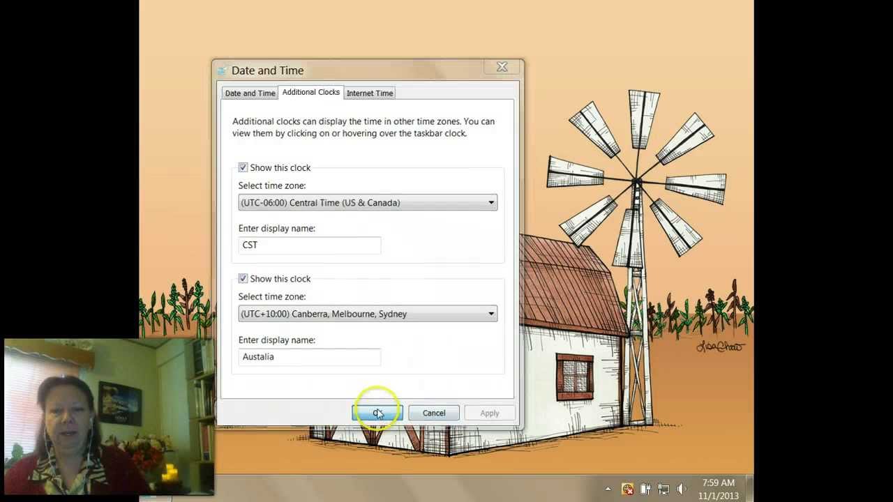 How To Add Time Zone Clocks