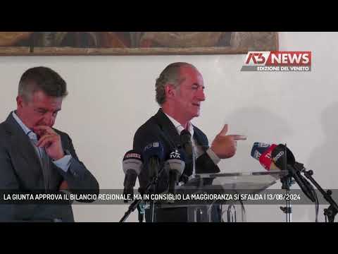 LA GIUNTA APPROVA IL BILANCIO REGIONALE, MA IN CONSIGLIO LA MAGGIORANZA SI SFALDA | 13/08/2024