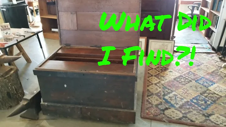 Antique Tool Chest Has Kept This Secret For Over 170 Years! Just Amazing!