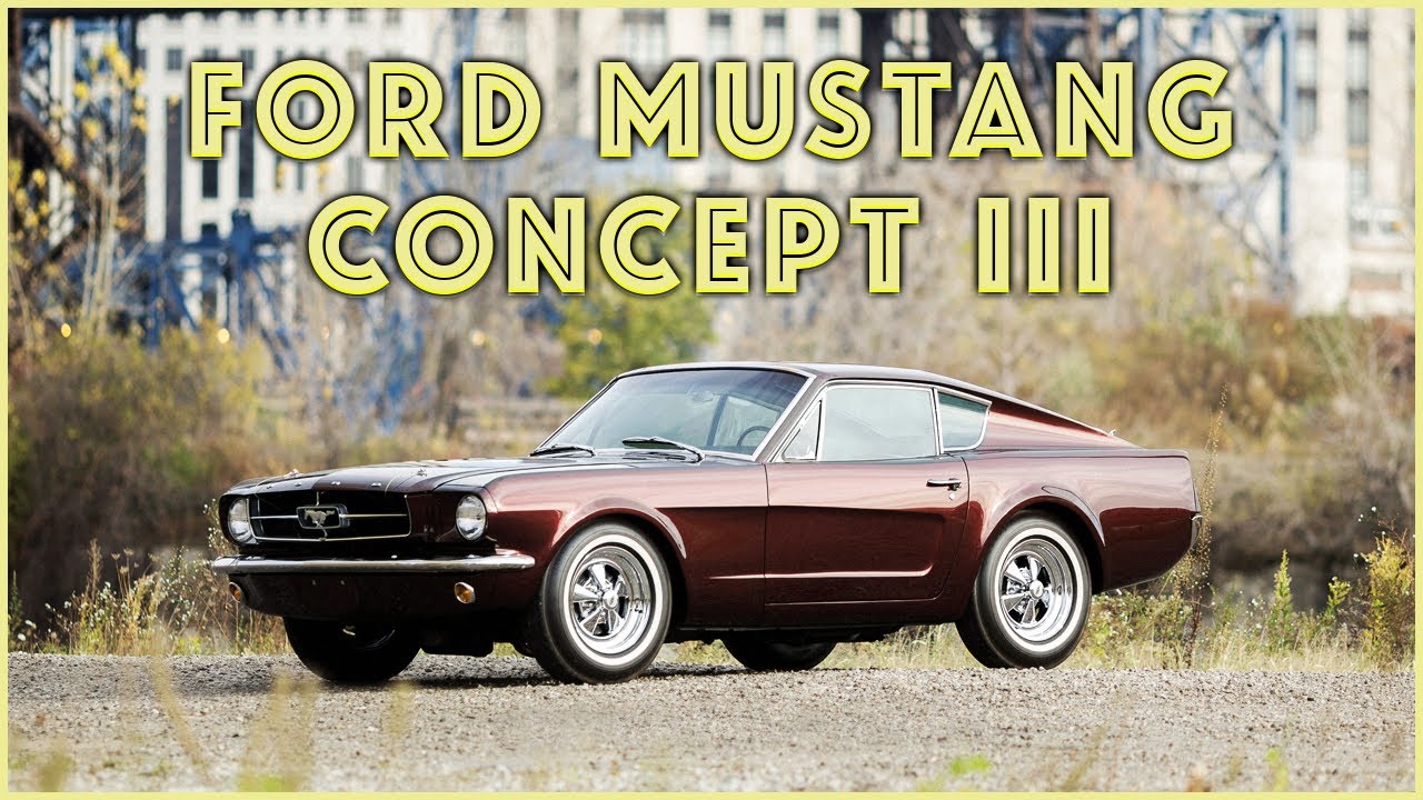 1964 Ford Mustang Concept III: The Rare and Iconic Mustang That