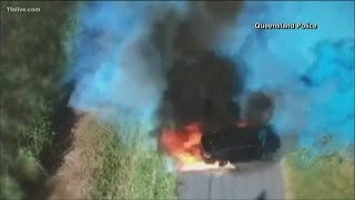 Gender reveal stunt goes wrong: WOW Moment