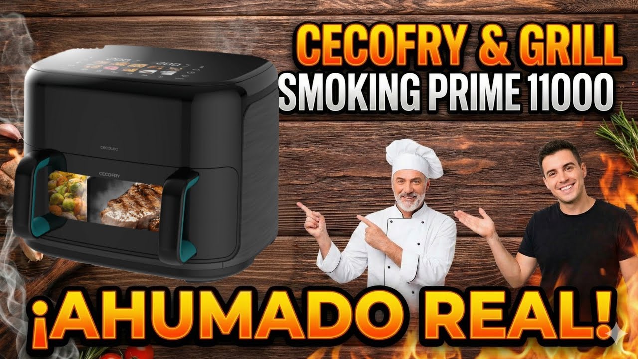 ¡Esta Freidora de Aire AHÚMA de verdad! 💨 Cecotec Smoking Prime 11000