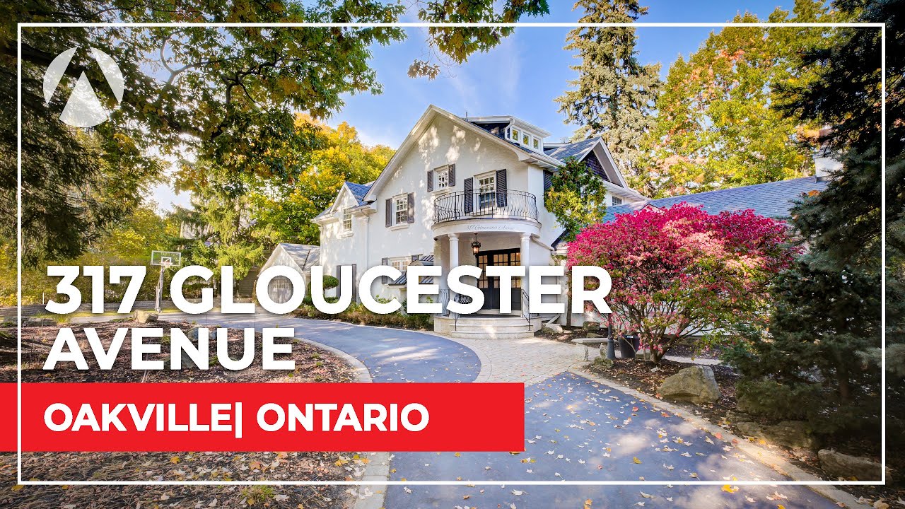 Tour inside this stunning Oakville property at 317 Gloucester Avenue