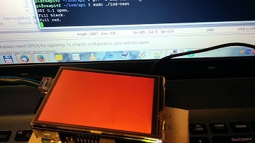 SPI TFT LCD 3.5" on Raspberry Pi 2 driven from C++ program
