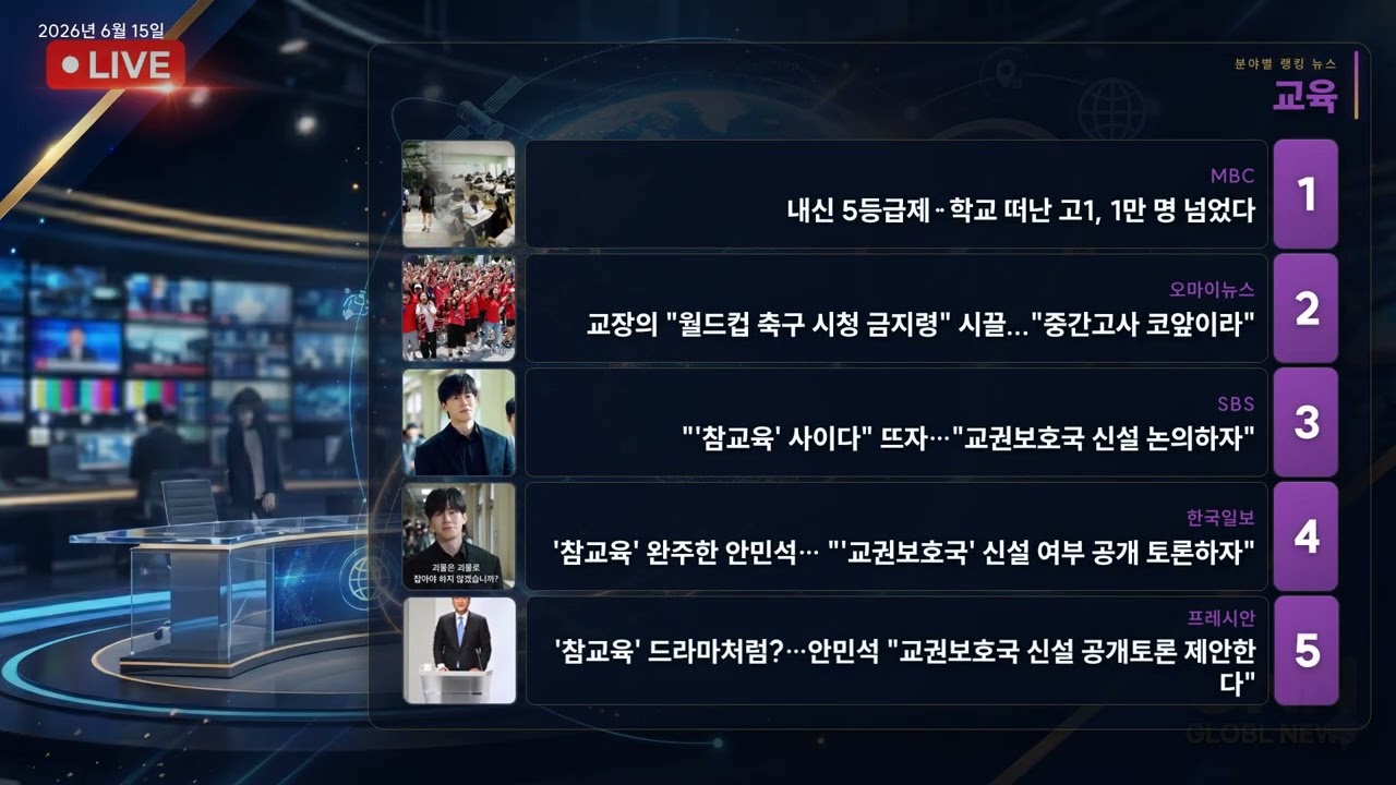 [오늘의뉴스] 2분뉴스-20260615
