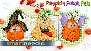 How to do Cute Pumpkins Table Runner App in your embroidery machine