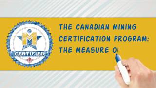 Canadian Mining Certification Program (CMCP) - Workplace Assessor Training Guide