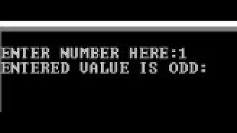 Assembly programming language emu8086-how to find even or odd number | bangla tutorial