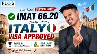 🇮🇹 Italy MBBS Success Story | IMAT 66.20 Score &amp; Visa Approved 