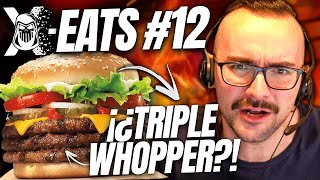 TRIPLE WHOPPER 🍔¡Y ME LLAMAN OBESO! 😡 | XOKAS EATS #12