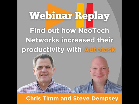 Learn how an MSP Streamlined his business with Autotask