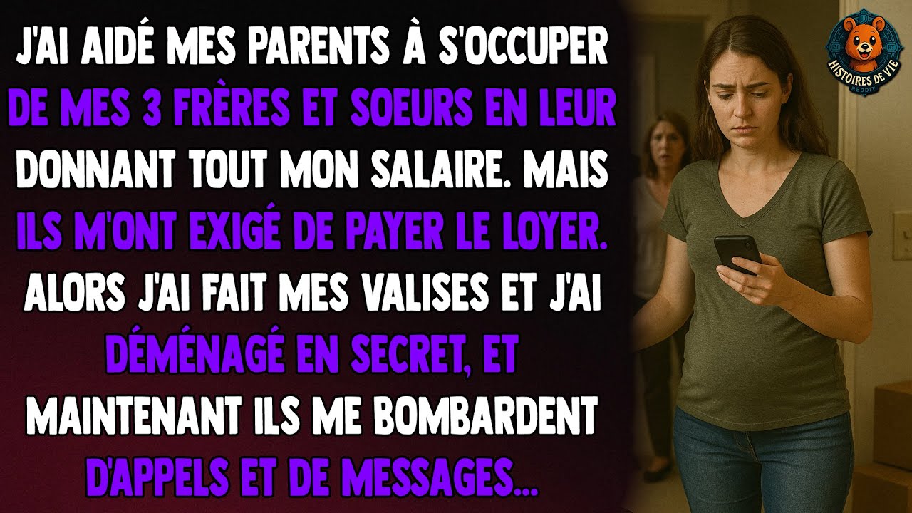 J'ai donné tout mon salaire pour mes frères et sœurs, mais quand ils m'ont demandé de payer le...