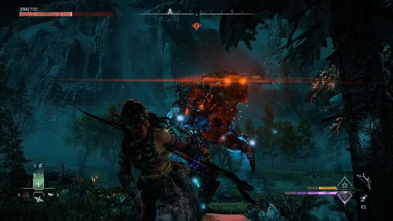 Horizon Forbidden West, Aloy vs Apex Frostclaw, Very hard, PS5 gameplay.