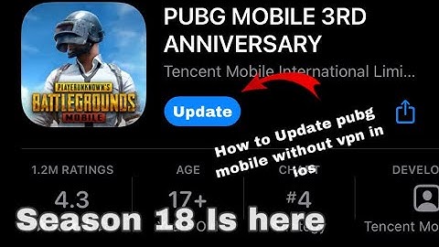 HOW TO UPDATE PUBG MOBILE 1.3 IN IOS || PLAY WITHOUT VPN IN IOS (PUBG MOBILE SEASON 18)