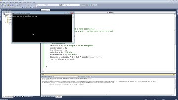 Learning C++ - Video #4 - Variables and cin