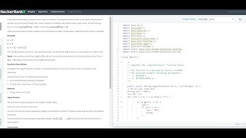 HackerRank - AngryProfessor