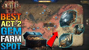 Path Of Exile 2: BEST Uncut Skill & Support Gem FARM! EASY Gems & Runes (Farm Guide)