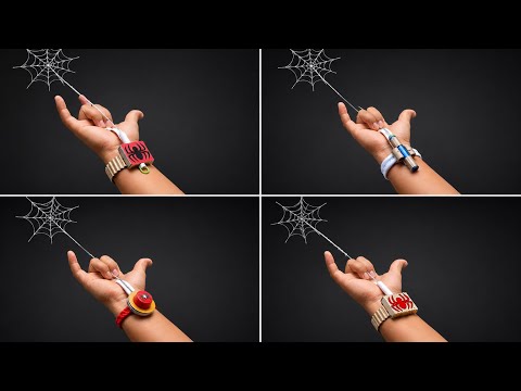 I Made 4 Amazing Spider-Man Web Shooters at Home 🕷️ How to Make Web Shooters at Home Using Cardboard