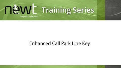 Enhanced Call Park Line Keys
