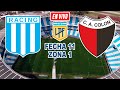 RACING VS COLON EN VIVO - COPA LIGA PROFESIONAL FECHA 11 ZONA 1