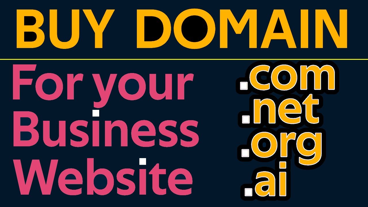 Buy Domain Name For Your Business Website