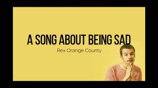 Rex Orange County - A Song About Being Sad (Lyrics)