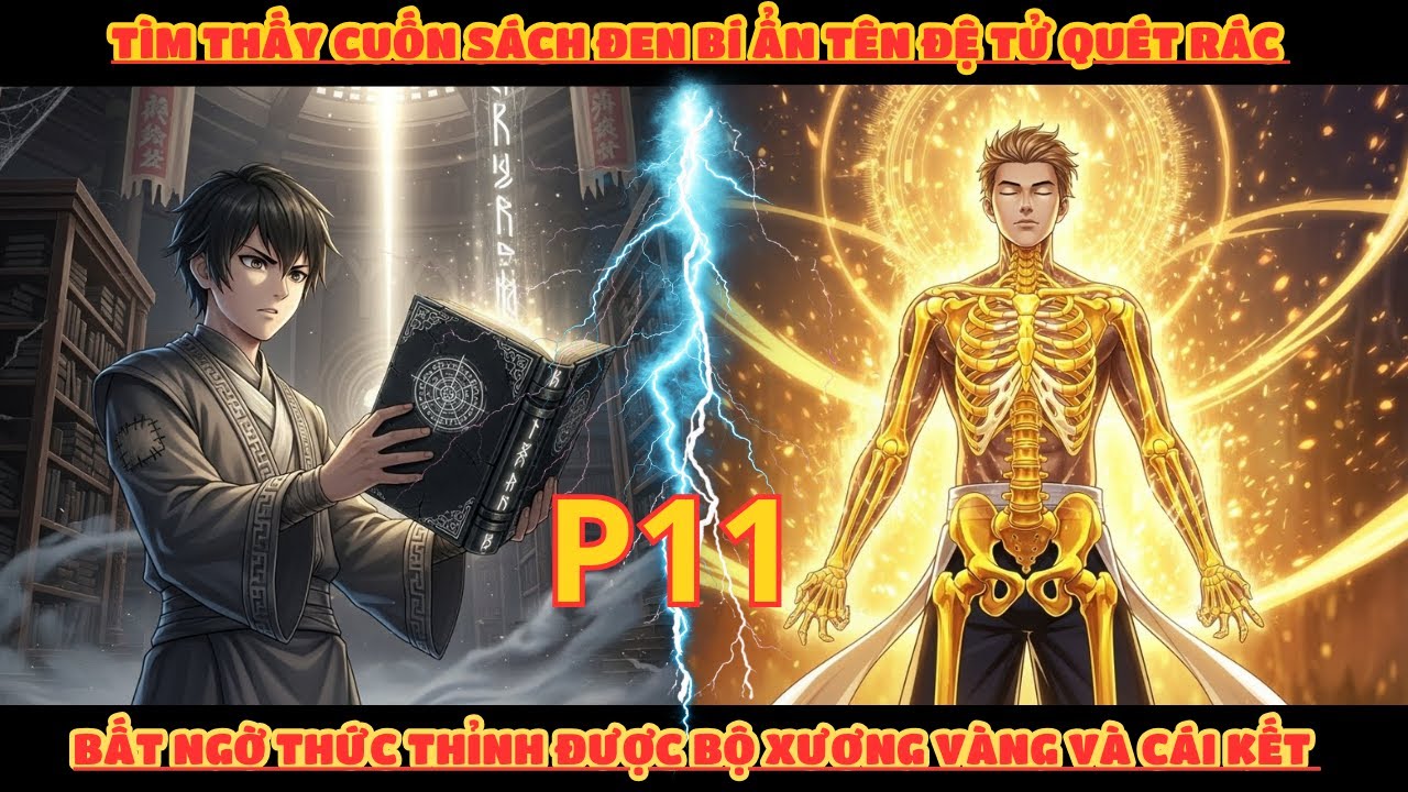 TÌM THẤY SÁCH ĐEN BÍ ẨN TÊN ĐỆ TỬ QUÉT RÁC BẤT NGỜ THỨC TỈNH BỘ XƯƠNG VÀNG RÒNG VÀ CÁI KẾT | P11