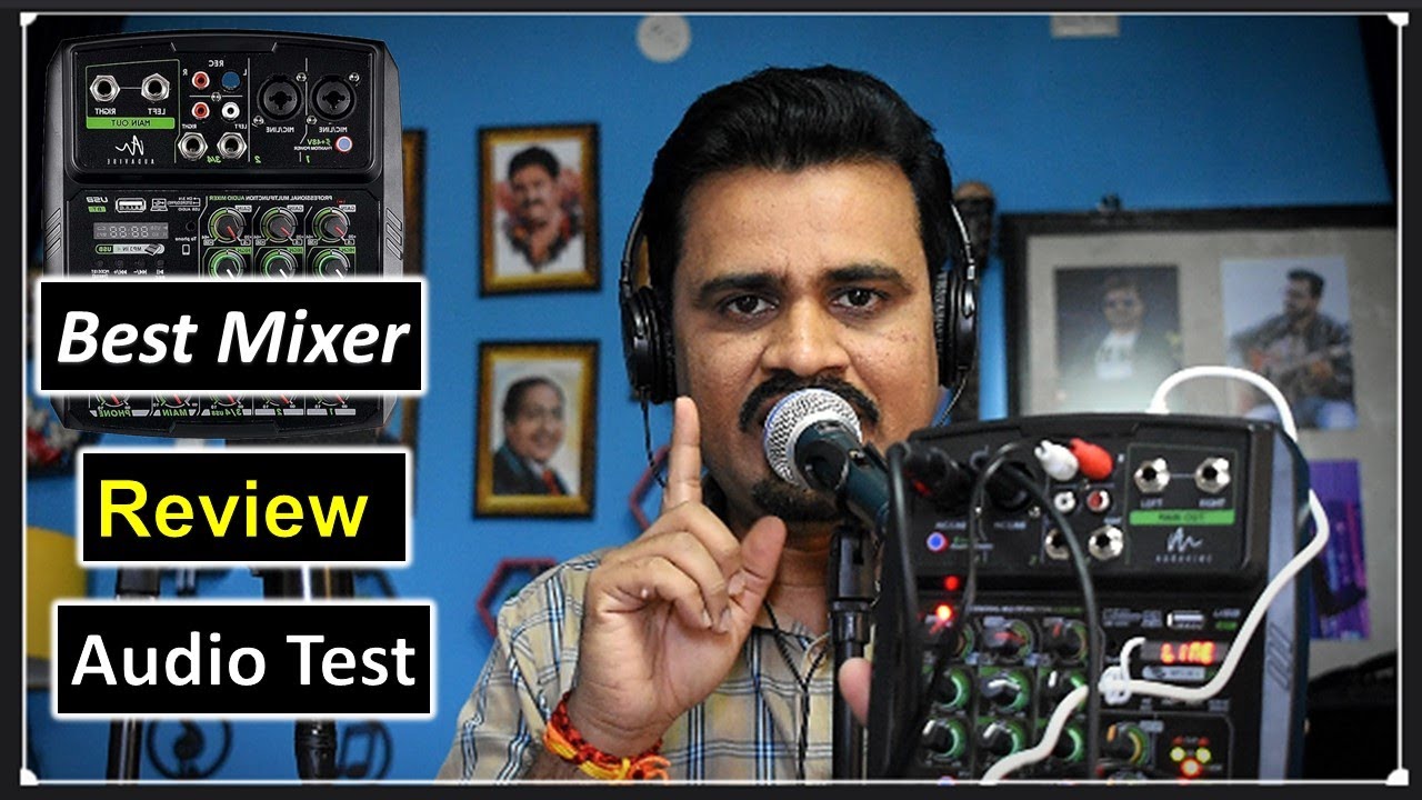 Best Audio Mixer Audavibe Professional Audio Mixer Review & Test