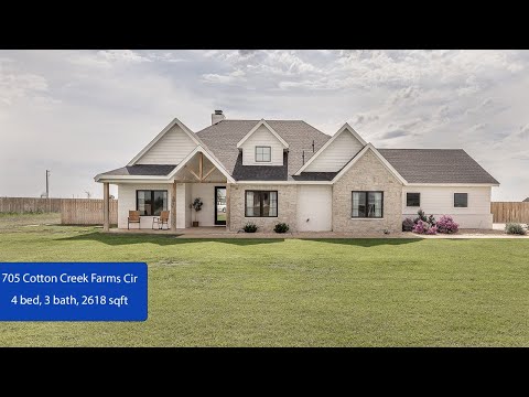705 Cotton Creek Farms Cir, New Home, TX home video tour