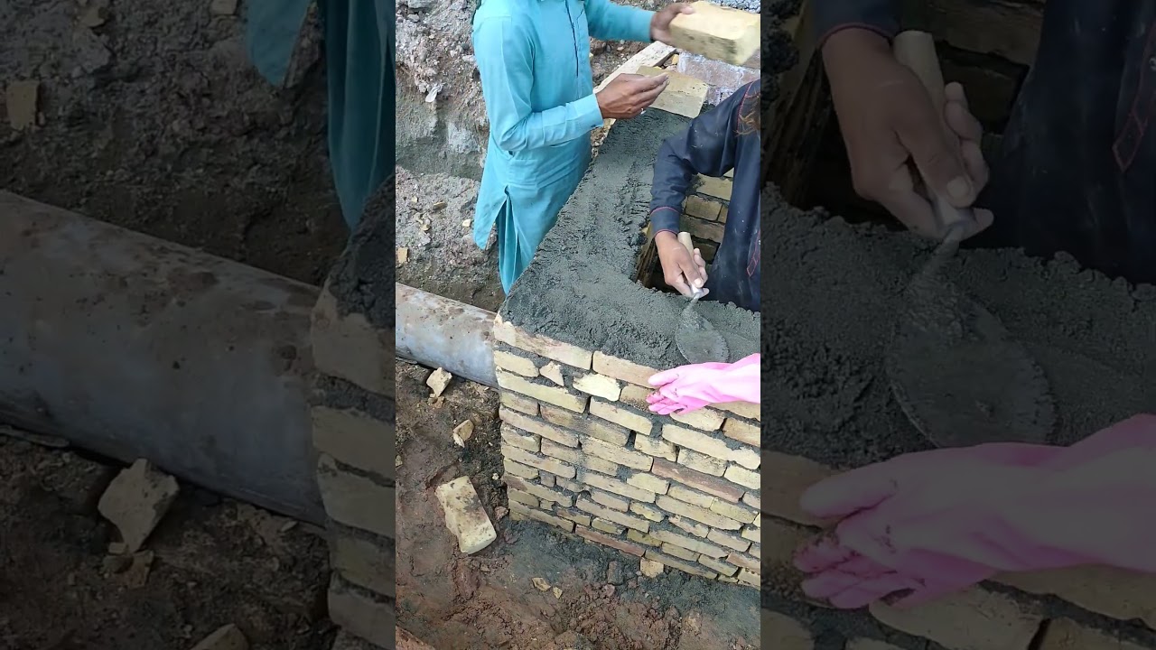 Brick laying of Manholes 