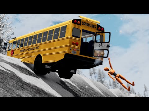 School Bus Accidents 2 | BeamNG.drive