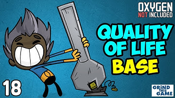 Oxygen Not Included - Quality Of Life Upgrade Base #18 (FIRST Rocket Launch!) [4k]