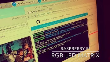 Raspberry Pi Running a RGB Led Matrix