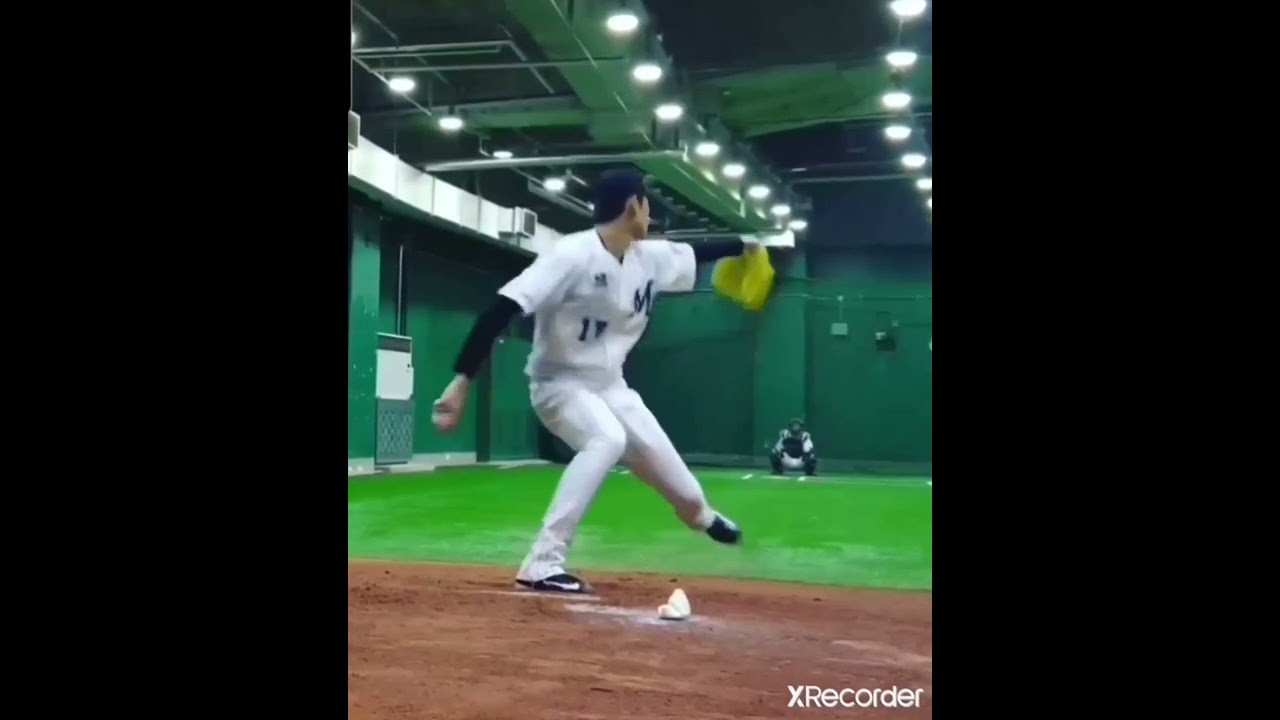 일본프로야구 사사키 로키 피칭 슬로모션