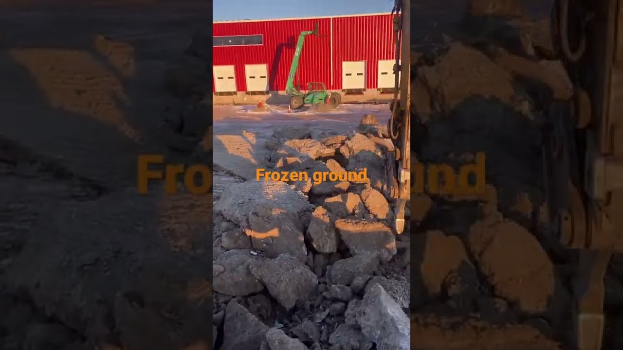 3ft deep frost in December in parking lot upstate ny