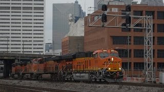 Halloween Railfanning CP Spring 10/31/15: Feat. Tier 4 "Pumpkin" leading Q185