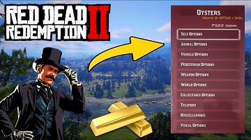Red Dead Redemption 2 Oysters FREE Mod Menu (PS4 9.00 JAILBREAK)