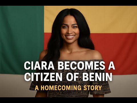 From America to Benin: American Superstar Ciara Embraces Her Roots Becoming A Citizen Of Benin