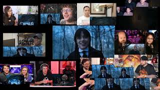 Wednesday Addams Official Trailer Netflix Youtubers Reaction Mashup